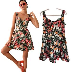 By Anthropologie Sweetheart Floral‎ Mini Dress